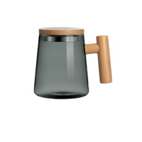 MUSHENGWANWU 木笙·玩物 初笙杯 玻璃杯(430ml、无内胆、榉木)