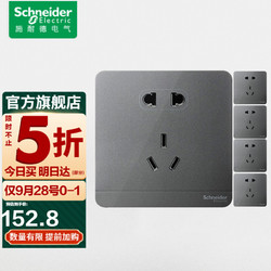 Schneider Electric 施耐德电气 绎尚系列 开关插座面板 5支装