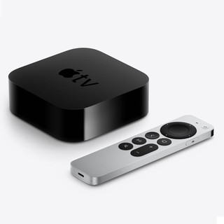 Apple 苹果 TV 6代 2021款 4K电视盒子 黑色 64GB