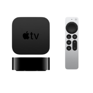 Apple 苹果 TV 6代 2021款 4K电视盒子 黑色 64GB