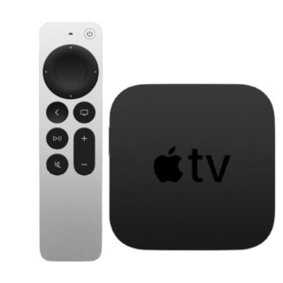 Apple 苹果 TV 6代 2021款 4K电视盒子 黑色 64GB