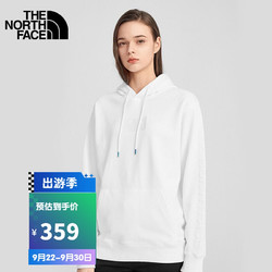 THE NORTH FACE 北面 TheNorthFace北面卫衣2021春款经典情侣款户外舒适休闲连帽衫∣4U8Y/FN4 白色 L