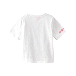 Hello Kitty 凯蒂猫 K161020 女童短袖T恤 暖粉色 120cm
