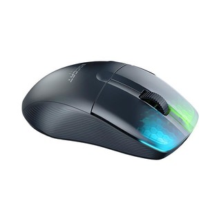 ROCCAT 冰豹 KONE PRO AIR 职业版 2.4G蓝牙 多模无线鼠标 19000DPI RGB 曜石黑