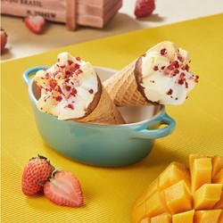 Cutebaby 可爱多 和路雪 甜筒芒果酸奶口味冰淇淋 62g*6支 雪糕 冰激凌