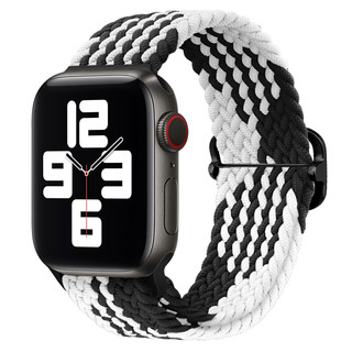 Damon Light Apple Watch 42/44mm表盘 表带 黑白编织