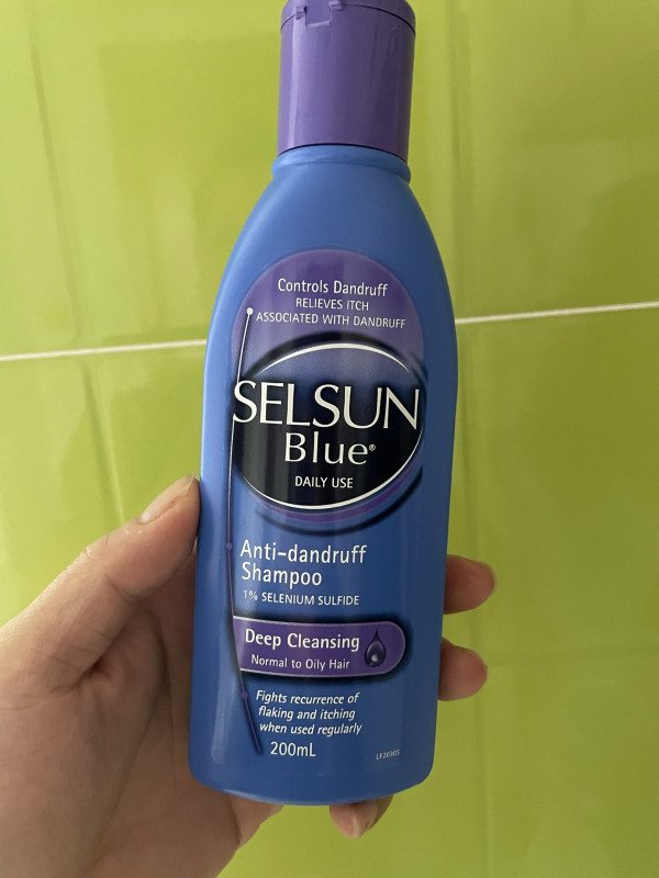 银联爆品日selsunblue特效去屑止痒洗发水紫瓶200ml