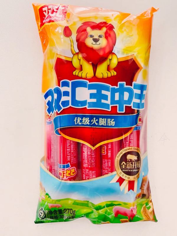 plus会员shuanghui双汇王中王火腿肠500g3袋