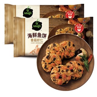 bibigo 必品阁 香菇虾仁海鲜鱼饼240g*2