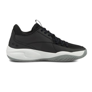 PUMA 彪马 Court Rider Team 中性篮球鞋 195660-06 黑色/白 35.5