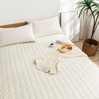 京东京造 床垫保护垫 3层标准A类纳米级抗菌床褥床垫保护垫 180×200cm 白色
