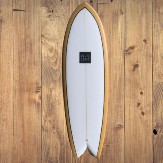 SOUTH COAST SURFBOARDS Southside fish 传统冲浪板 鱼板 白色/黄色 5尺6