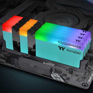 Thermaltake 曜越 Tt（Thermaltake）钢影 RGB DDR4 3600 16GB(8Gx2) 松石绿 内存 松石绿