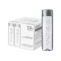 PLUS会员：VOSS 芙丝 饮用天然矿泉水 500ml*12瓶