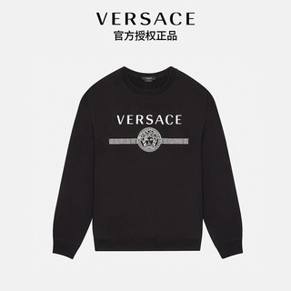 VERSACE 范思哲 21秋冬 男士美杜莎LOGO卫衣 奢侈品男装A87574-A231242-A1008 黑色 S码