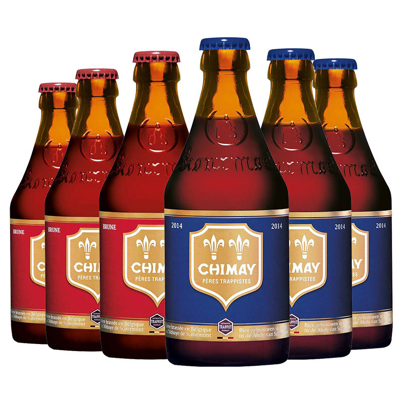 红帽/蓝帽 修道士精酿啤酒 330ml*6瓶 比利时进口