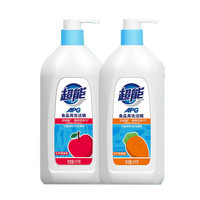 超能 APG食品用洗洁精 1.1kg*2瓶 芦荟清香