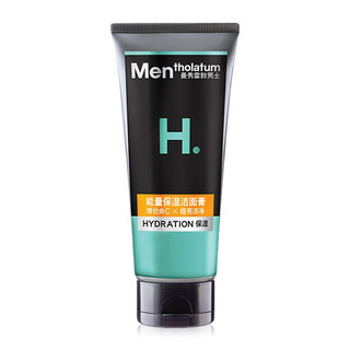 Mentholatum 曼秀雷敦 HY保湿活力系列男士护肤套装 (能量保湿洁面膏100g+活力水份润肤液50g)