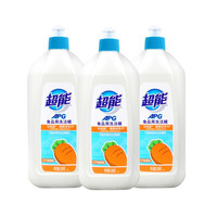 超能 APG食品用洗洁精 508g*3瓶 芦荟清香