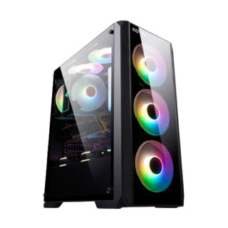 KOTIN 京天 KT-M7 十代酷睿版 家用台式机 黑色 (酷睿i5-10400F、RTX 2060 6G、8GB、256GB SSD、风冷)