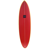 SOUTH COAST SURFBOARDS Liberator 传统冲浪板 短板 红色 6尺10