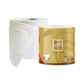 Breeze 清风 原木纯品金装系列 有芯卷纸 4层*160g*27卷