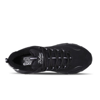 SKECHERS 斯凯奇 D'Lites 男子休闲运动鞋 666063/BBK 全黑色 41.5