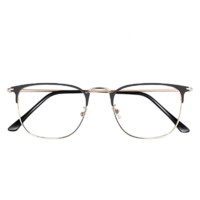 CHASM 9043 黑金色钛合金眼镜框+1.74折射率 非球面镜片