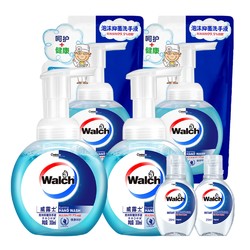 Walch 威露士 泡沫洗手液1.24L/套家庭装300ml*2瓶+300ml*2袋+免洗40ml