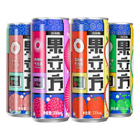 江小白 果立方 气泡酒组合装 4口味 330ml*4罐(蜜桃味330ml+杨梅味330ml+荔枝味330ml+白葡萄味330ml)
