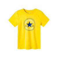 CONVERSE 匡威 CV2022015GS 男童短袖T恤 圆标经典款 柠檬铬 110-116cm(6)