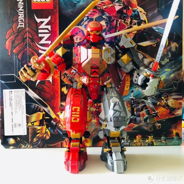 百亿补贴lego乐高幻影忍者系列71720火焰大地机甲