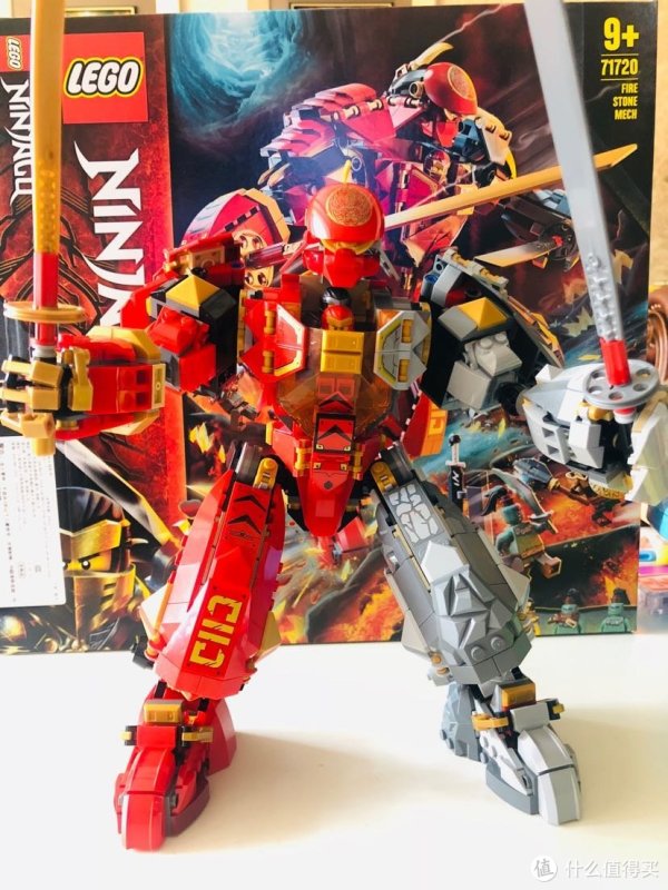 百亿补贴lego乐高幻影忍者系列71720火焰大地机甲