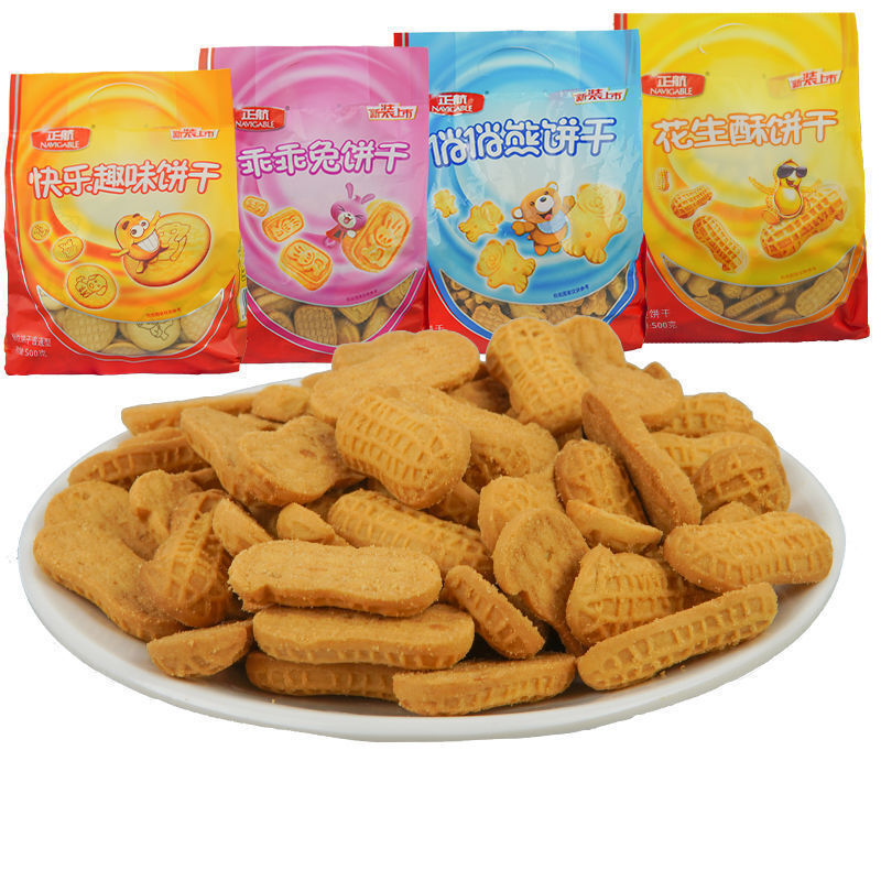 正航 酥性饼干 俏俏熊饼干 500g*4袋