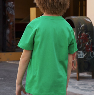 CONVERSE 匡威 CV2022015GS 男童短袖T恤 圆标经典款 布拉尼色 140cm/(S)