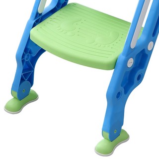 Huilotto 惠乐多 8809 婴儿坐便梯 PVC软垫款 蓝绿色