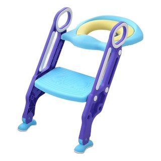 Huilotto 惠乐多 8809 婴儿坐便梯 PU软垫款 蓝紫色