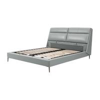  顾家家居 KUKA  B167 威尼斯意式皮床 碧波色 180*200cm
