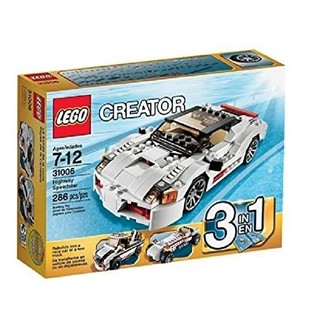 LEGO 乐高 Creator3合1创意百变系列 31006 百变极速跑车