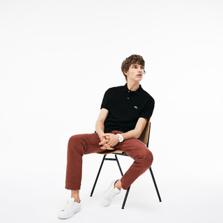 LACOSTE 拉科斯特 男士短袖POLO衫 L1212 黑色 XXXL