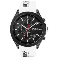 HUGO BOSS 雨果博斯 Velocity系列 男士白色硅胶表带手表
