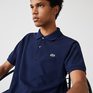 LACOSTE 拉科斯特 男士短袖POLO衫 L1212 墨蓝 XS