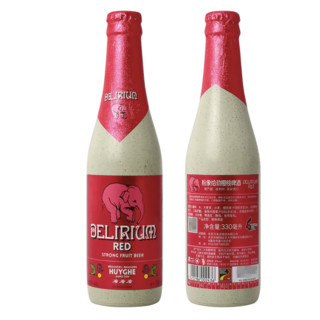 DELIRIUM 粉象 给劲樱桃啤酒 330ml*6瓶