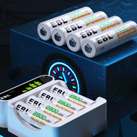 EBL 赢豹 5号镍氢充电电池 1.5V 2800mAh 8粒装