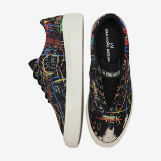 CONVERSE 匡威 Skid grip Cvo Basquiat联名款 中性休闲运动鞋 172584C 黑/黄绿 36