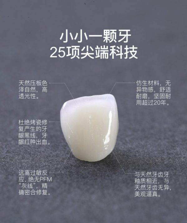 dalek泽康二氧化锆全瓷牙