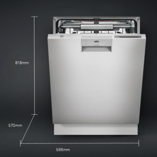 AEG 安亦嘉 FFE62800PM 嵌入式洗碗机 13套 银色