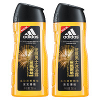 adidas 阿迪达斯 男士征服沐浴露 250ml*2