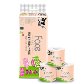 洁柔 Face油画卷纸系列 有芯200g 4层加厚卫生纸 卫生纸  4层 200g/卷*10卷