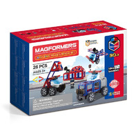 MAGFORMERS 麦格弗 惊奇系列 717001 救援车辆套组 26片